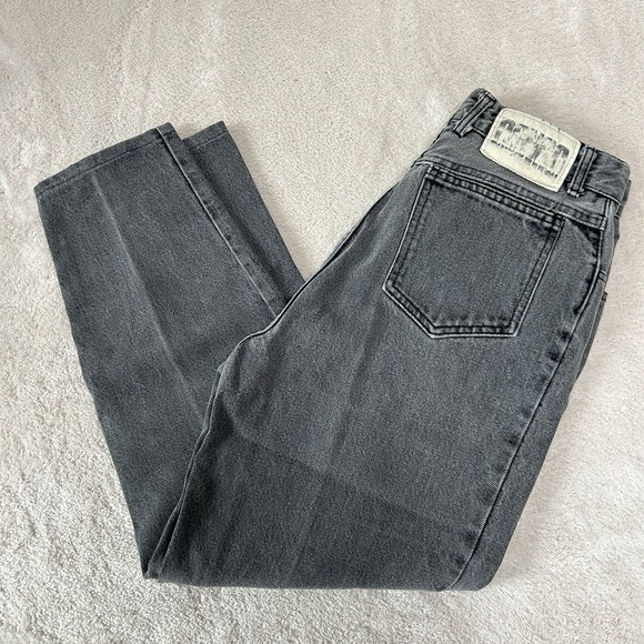 BONGO Denim - Bongo Black/Grey Jeans Women's Size 13 Vintage 80's 90's High Rise Made In USA